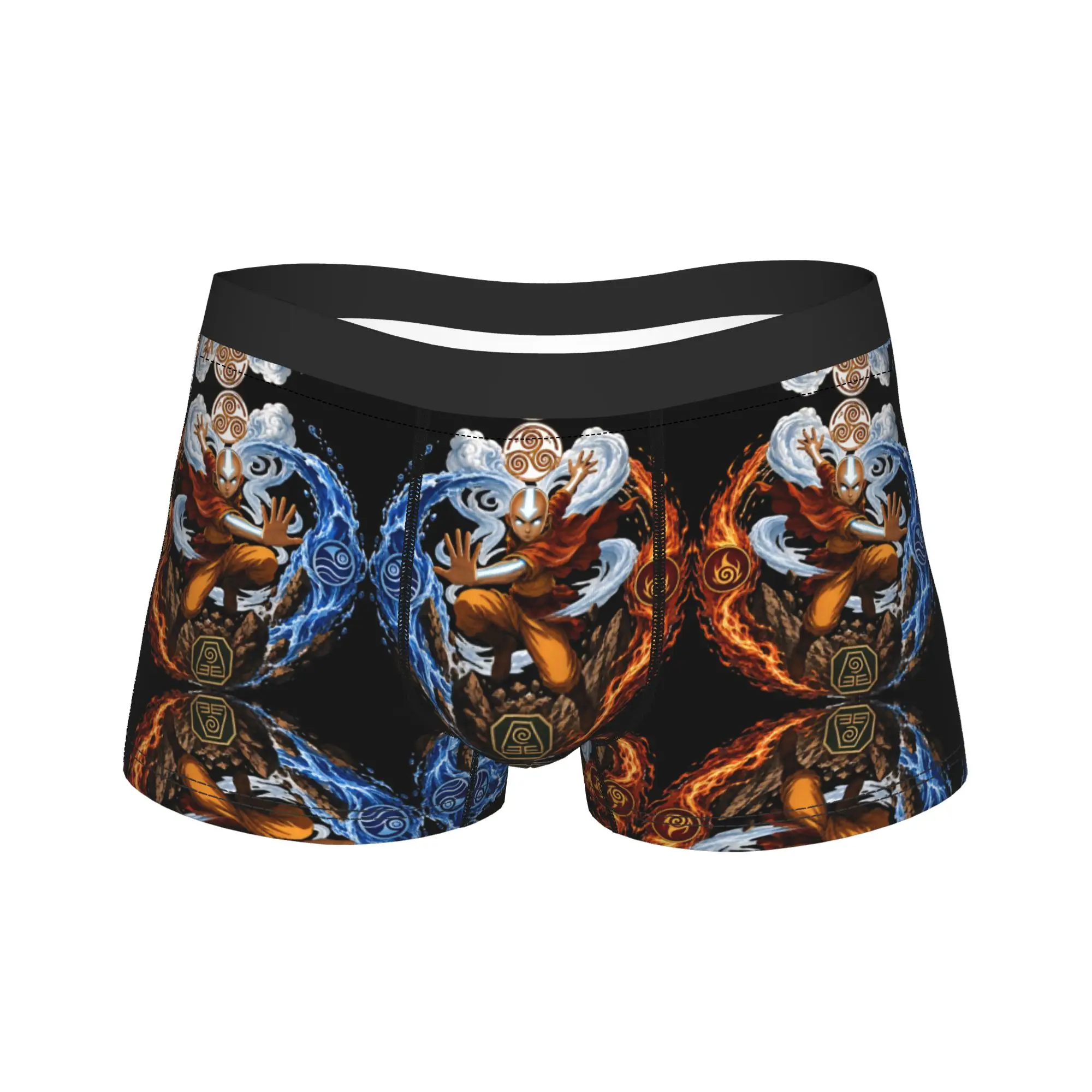 The Last Airbender Avatars Airbender Anime Underwear Males Shorts Briefs Soft Trend Boxershorts High Quality Plus Size Panties