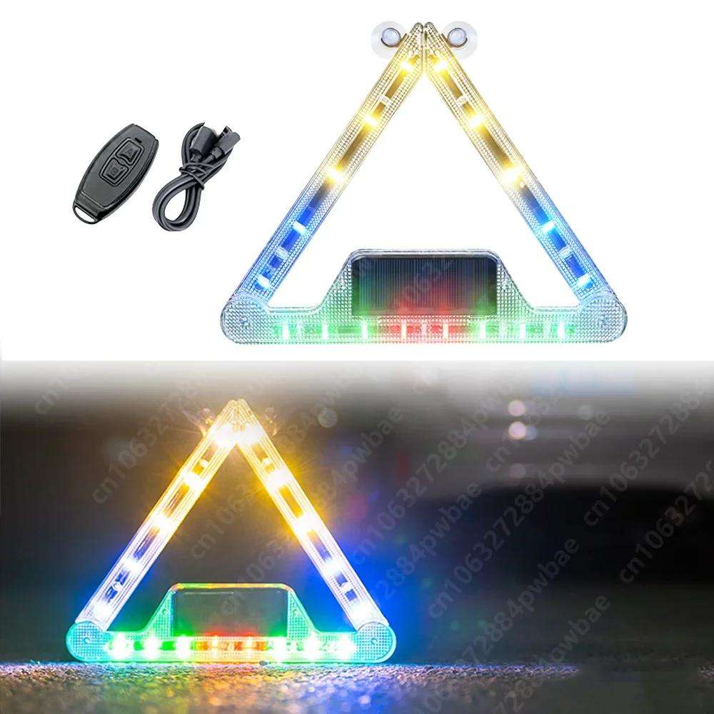 

Car Strobe Warning Light RGB Police Lights LED Anti Collision Light Flasher Stroboscopes Emergency Lighting Parking Signal Lamp