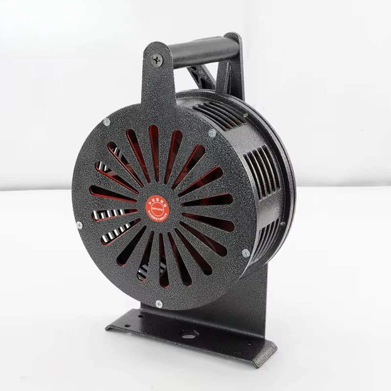 Outdoor hand-cranked alarm, 130 decibel ultra-loud sound, rust-proof, corrosion-resistant, manually operated vertical emergency