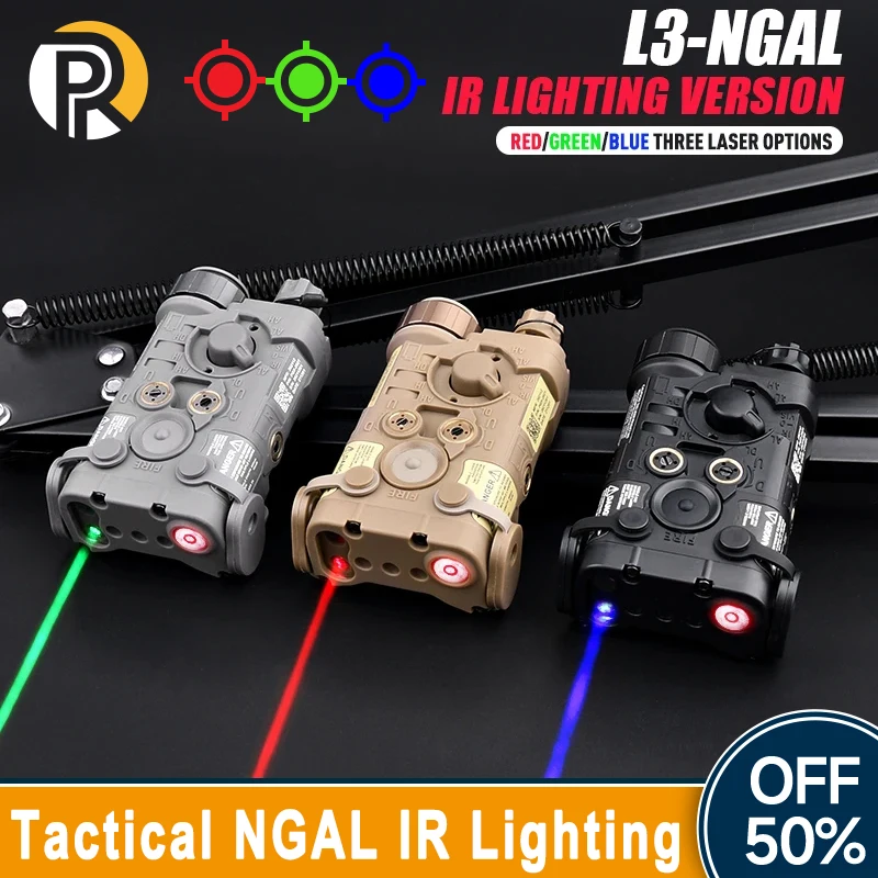 

Tactical NGAL L3 IR Illuminator Version Red Blue Green Dot Laser Indicator Infrared Sight Pointer Hunting Airsoft Accessories