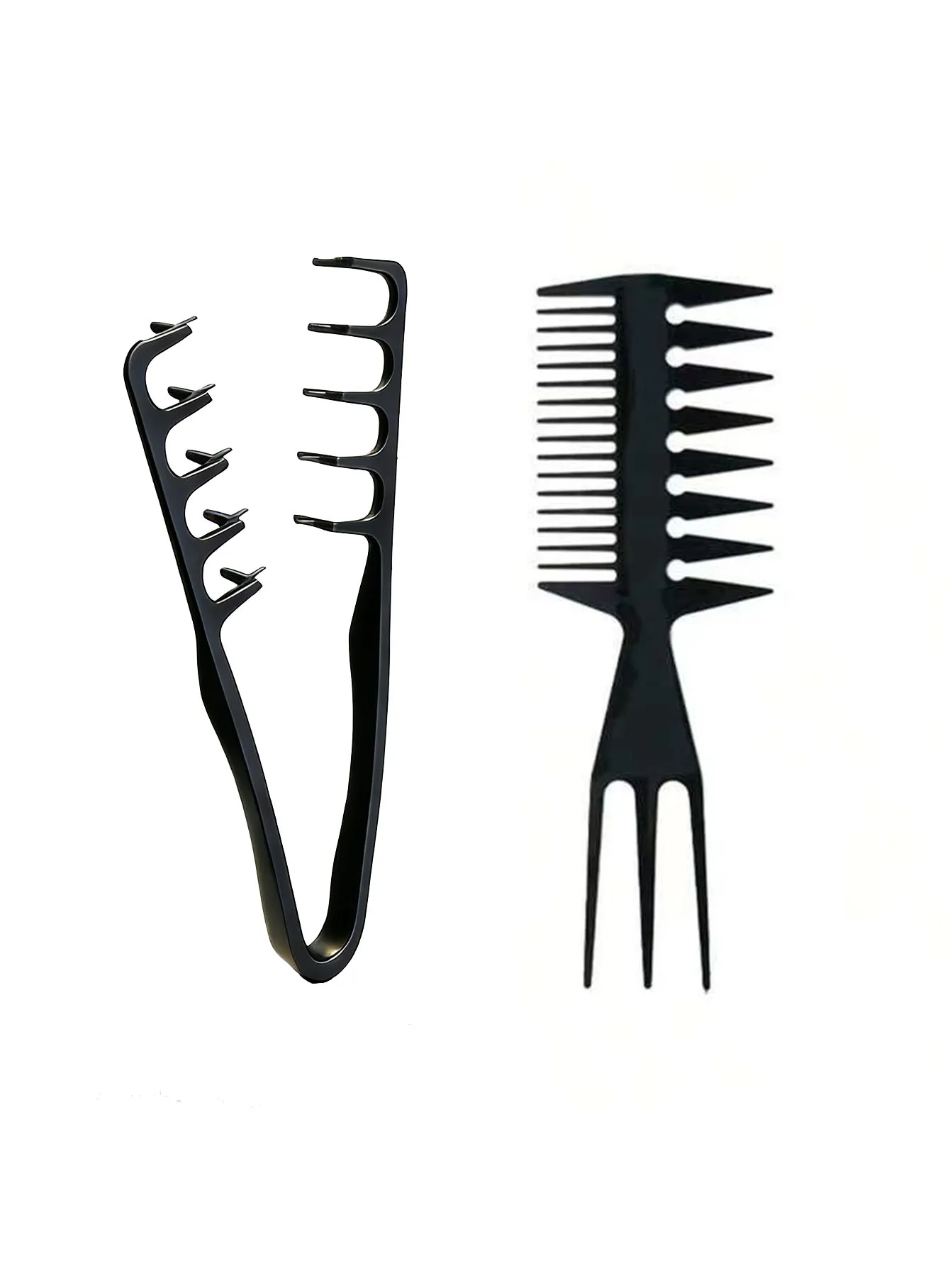 Herren-Salon-Haarstyling-Kammset, einschließlich eines Weitzahnkamms für Texturfrisuren, eines Kämms für Pompadour-Stile, eines Stylingkamms. – Detail 5