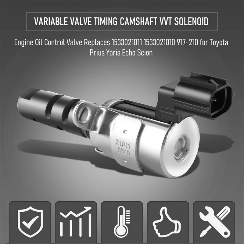 Variable Valve Timing Camshaft Vvt Solenoid - Engine Oil Control Valve Replaces 1533021011 1533021010 917-210 For Toyota Prius Y