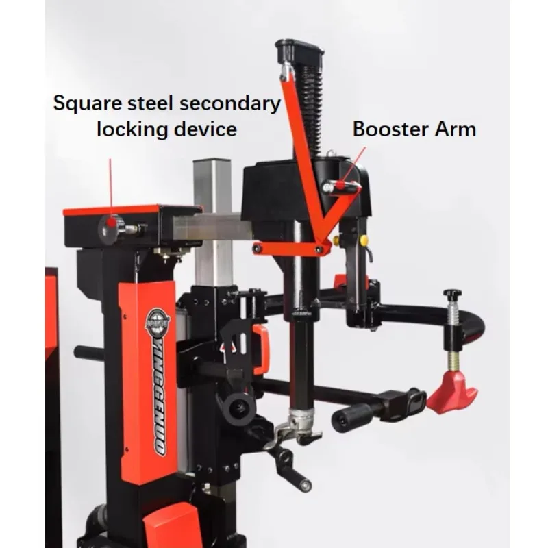 Changeur automatique de pneus à dos maigre, Machine à changer de pneus de jante de 12 à 26 pouces avec sélecteur automatique de pneus