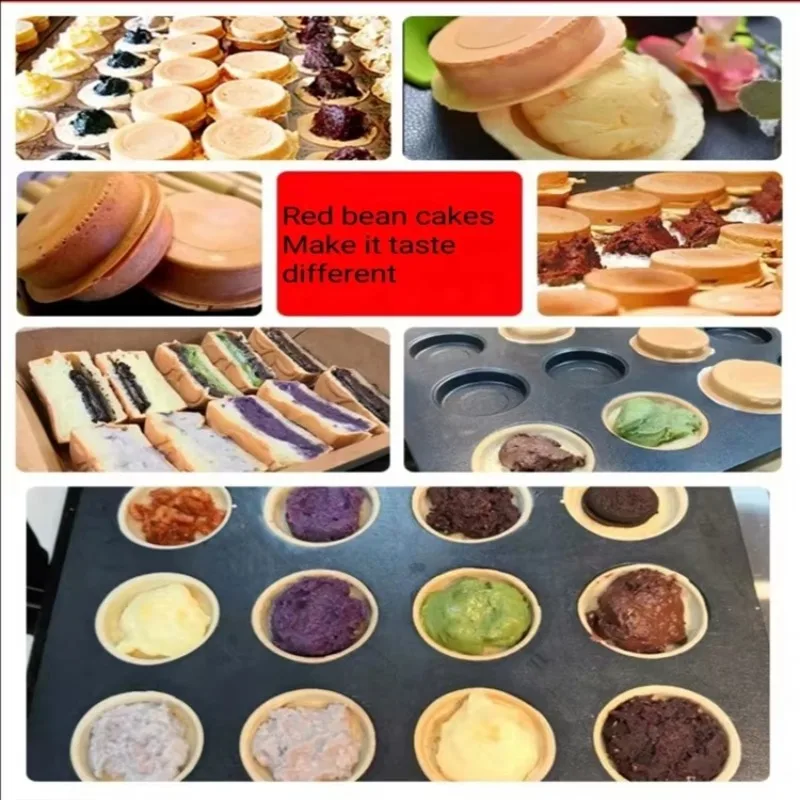 Food utensils Stainless Steel Gas Red Bean Cake Making Machine Imagawayaki Maker 32 Holes Obanyaki Machine for Sale