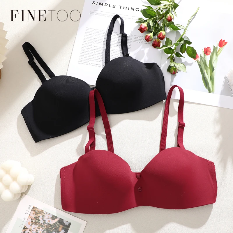 Damskie bezszwowe biustonosze Push-UP Bezprzewodowy Bralet Seksowna Oddychająca Bielizna Miękkie Wyjmowane Ramiączka Biustonosze Bez Ramiączek i Bez Pleców