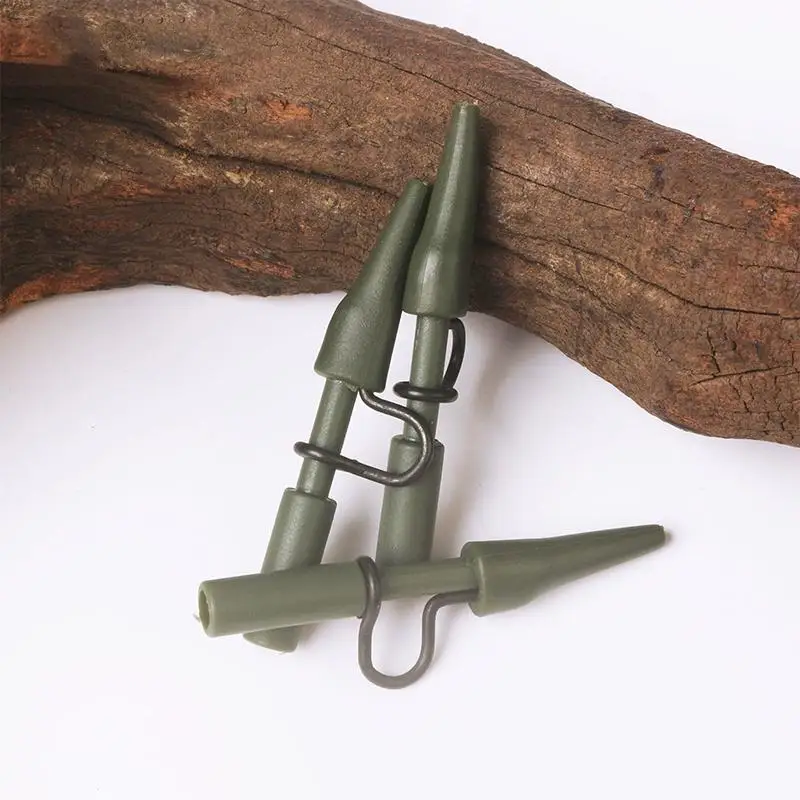 

50Pcs Carp Fishing Heavy Duty Safety Lead Clips For Carp Fishing Bait Weight Swivels Snap Fishing Connector Terminal Tackle