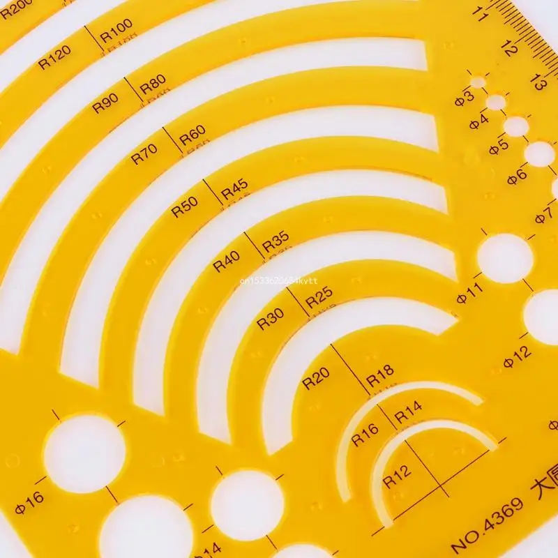 K hars tekening liniaal sjabloon meetinstrument stencil student school briefpapier dropship