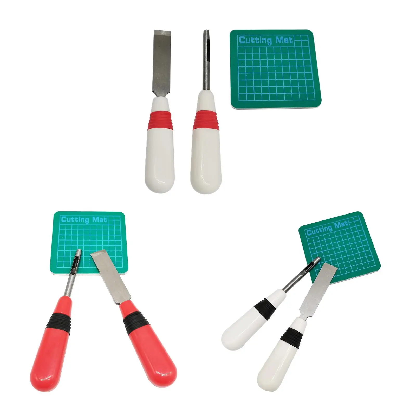 Sewing Buttonhole Cutter Set Eyehole Cutting Mat s Fabric Keyhole Puncher