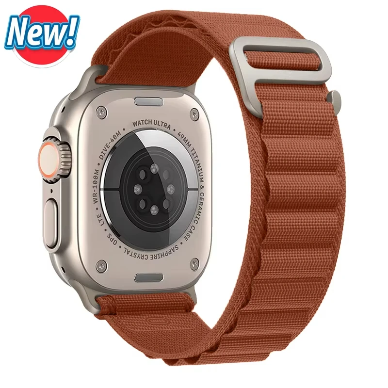 Alpine Loop für Apple Watch Ultra 3 2 Armband 49mm 44mm 40mm 41mm 45mm 42mm 46mm Armband Correa iWatch Series 9 8 7 SE 10 11 Armband