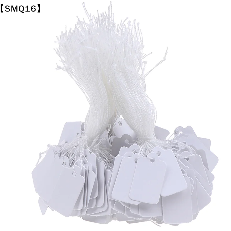 300Pcs label tie string strung ticket jewelry merchandise display price tags【SMQ】