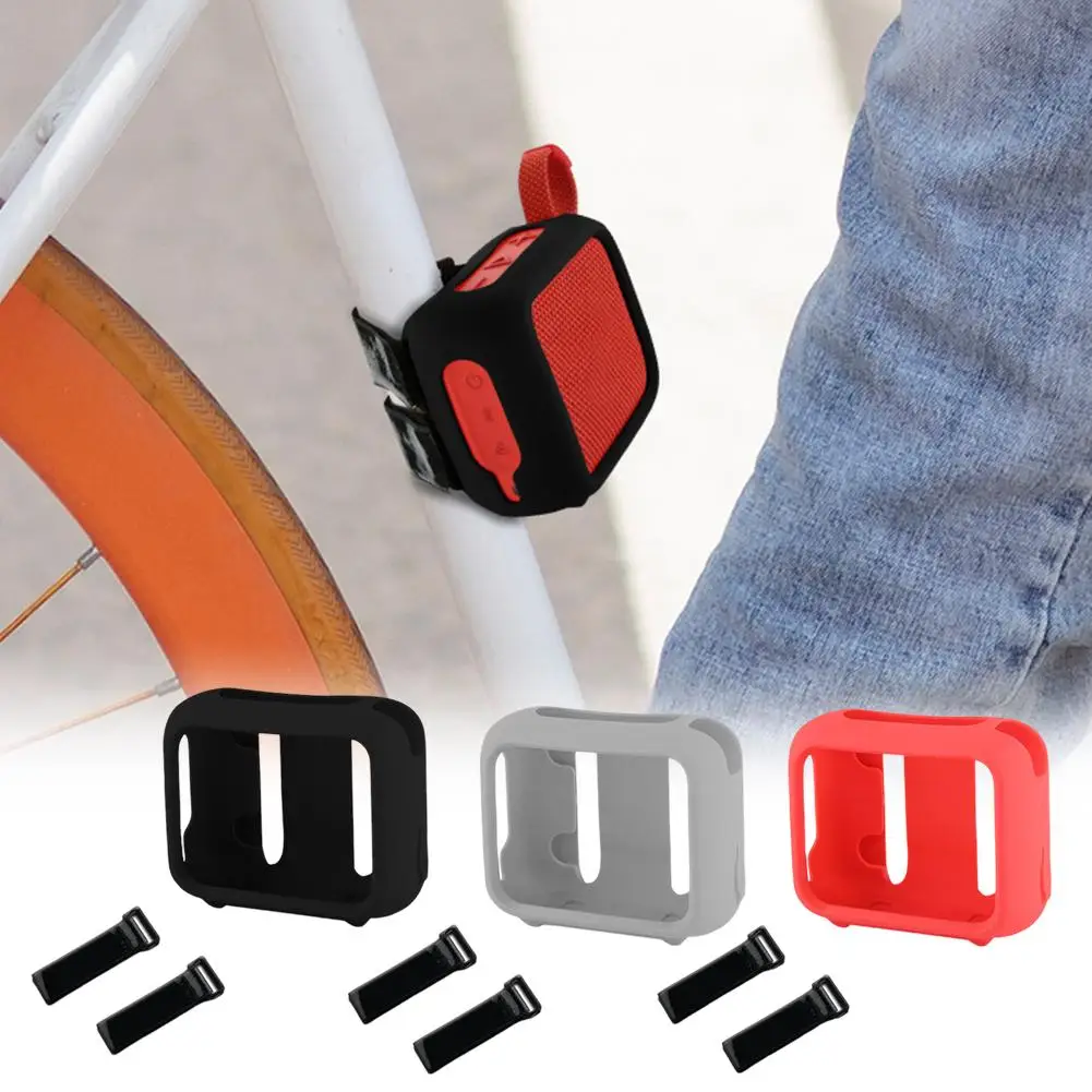 

Bicycle Speaker Protection Bracket for JBL GO4 Protect Case Strap Bracket Portable GO 4 Smart Speaker Shell Outdoor Carry S L6S4