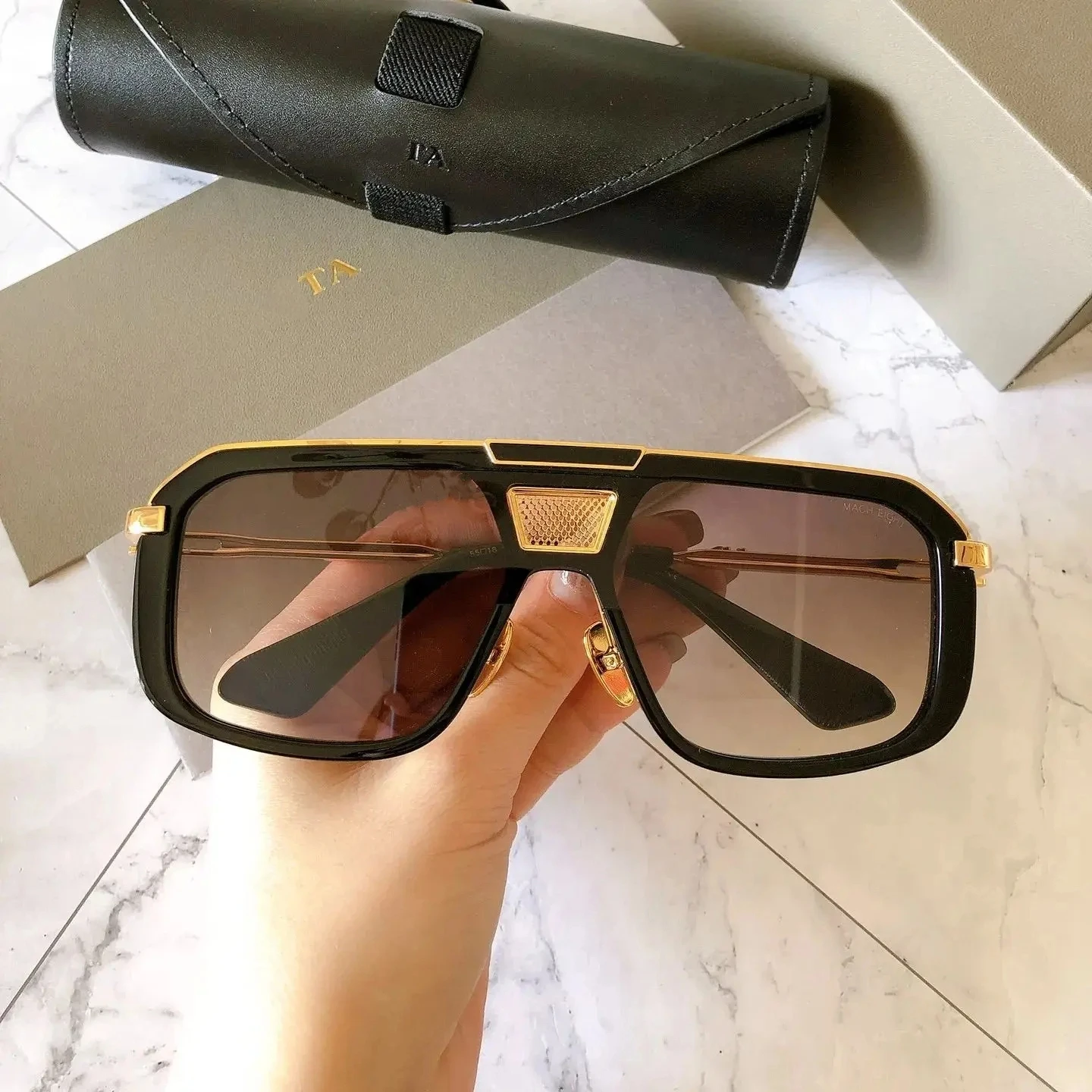 

Authentic For DIYTA DT MACH EIGHT Top Quality Classic Men Women Sun Glasses Stylish Casual Business Male Couple Eyewear With Box