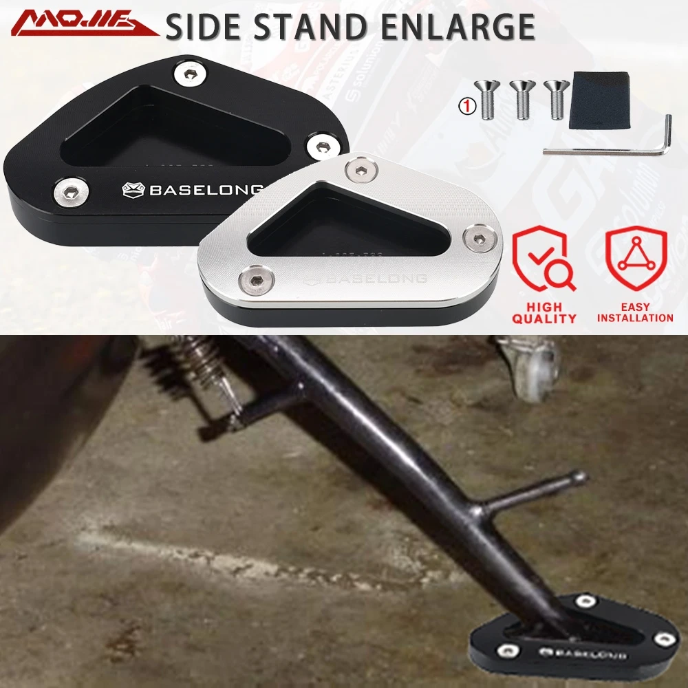 

2024 2023 For Suzuki GSXR600 / GSX-R600 Motorcycle GSX R600 Kickstand Side Stand Extension Pad Plate Cover 2011-2022 2021 2020