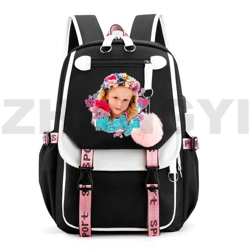 Hot Women Russia Like Nastya Backpacks Casual Travel School Bags Fashion Trend Large Capacity Anime Like Nastya Bookbag