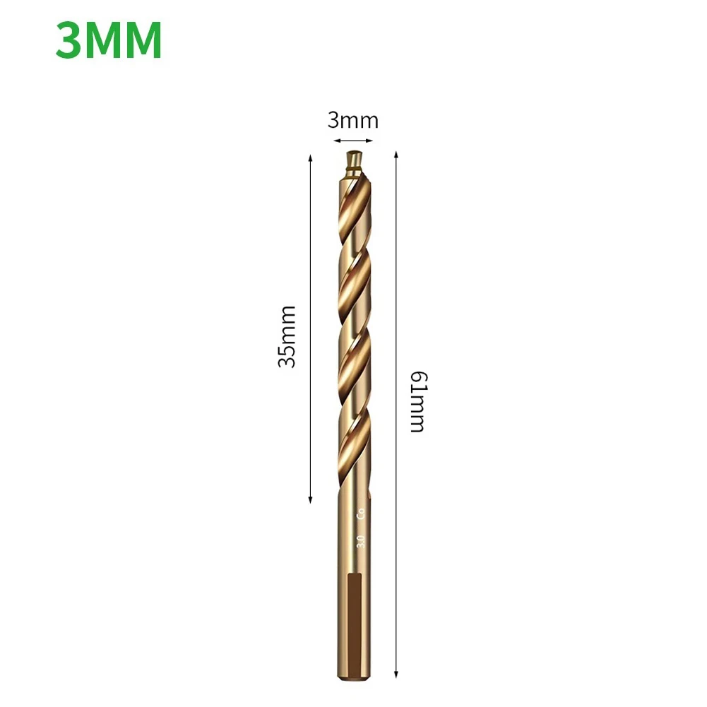 

M35 Cobalt Straight Step Drill Bits Hole Cutter For Stainless Steel Drilling Punching Power Tools Accessories 3-13mm