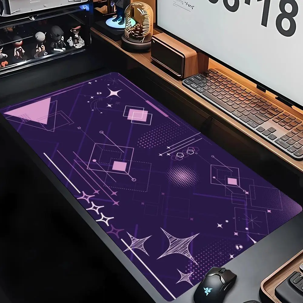Magic purple playmat Desk mat Mouse pads fill blank space on office desktop laptop bedroom games
