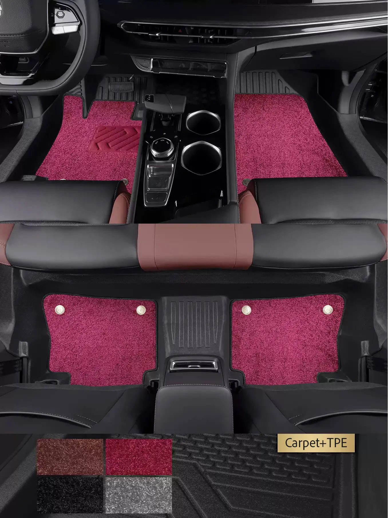 Left-Hand Drive Car Custom Fit Floor Mat For Changan EADO PLUS XT  DT PHEV 2018-2026 Waterproof Durable Full Coverage Floor Mat