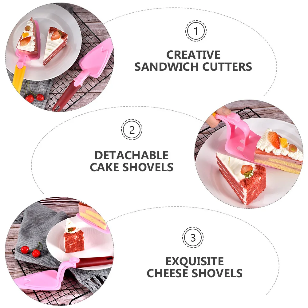 

2 pcs Telescopic Pizza Shovels Double Layer Cake Cutters For Pancakes Pies Detachable Multipurpose Bread Cheese Tools