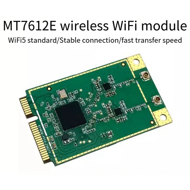 Wireless Module 5G Wifi Module MT7612E Dual Band Gigabit Wireless Card Linux System Development Module