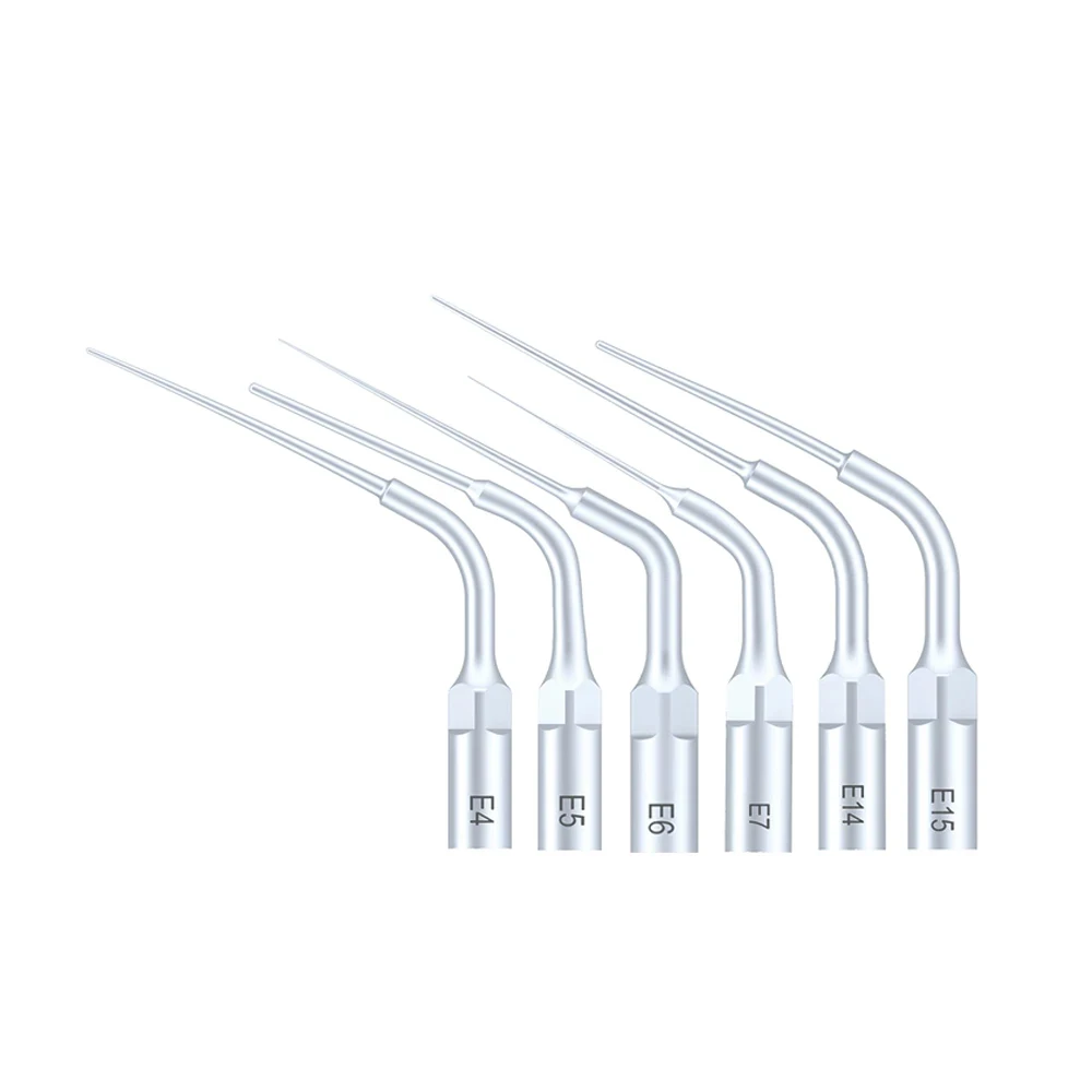 

Dental Ultrasonic Scaler Endo Treatment Tips for Removing Broken File or Root Filling Obstructions E4 E5 E6 E7 E4D E5D ED4D ED5D