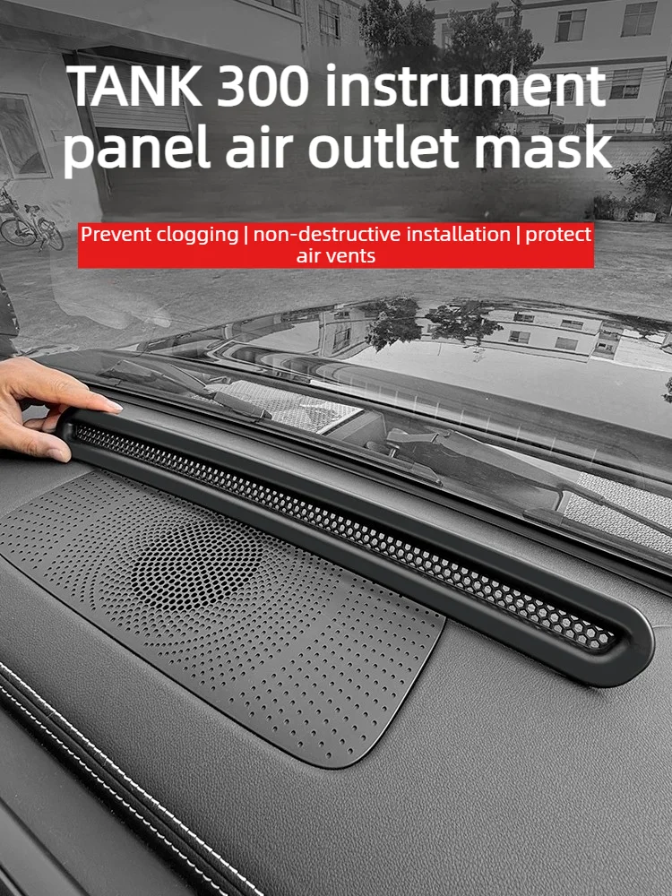 For GWM TANK 300 Dashboard Air Vent Cover Air Outlet Protective Trim Car Interior Accessories For Tank 300
