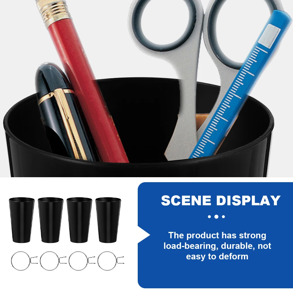 

4Sets Pegboard Hooks Cups Combo Durable Steel Plastic Garage Home Organizer Wall Pegboard Storage Accessories Hook for Peg Board