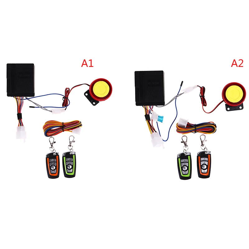 Motorcycle Anti-theft 125dB Universal Two-way Motorcycle Security Alarm System