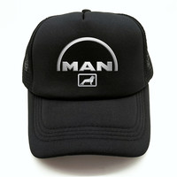 Man Trucks Trucker Cap Men Cool Man Trucks Hat Baseball Cap Cool Summer Unisex Mesh Net Caps