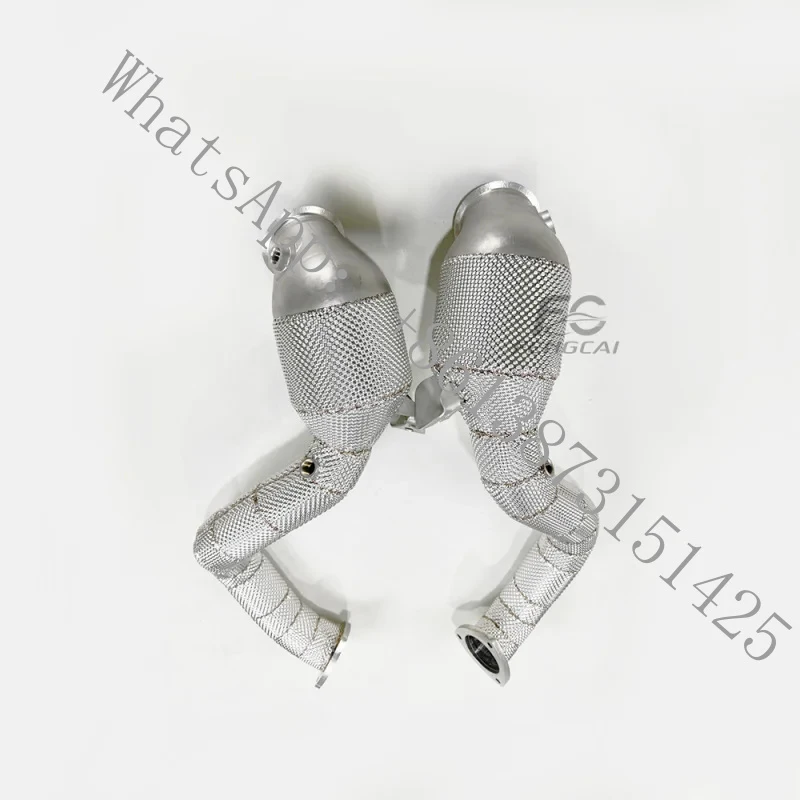 

Suitable GT 4.0T 2014-2022 stainless steel downpipe excellent automotive exhaust pipe
