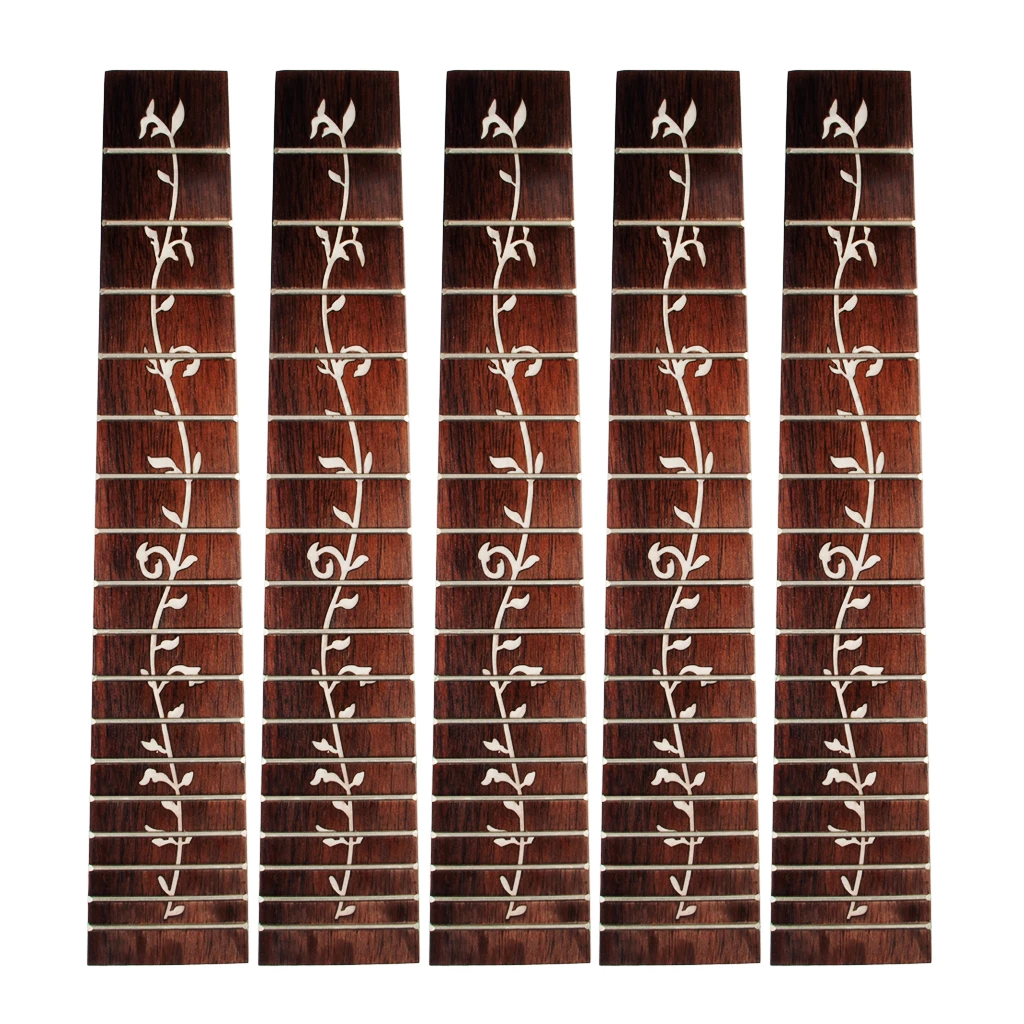 

LOOK 23'' Fretboard Fingerboard Tree of Life Rosewood Fretboard For Concert Ukulele Ukulele DIY Replacement 1/5/10 PCS