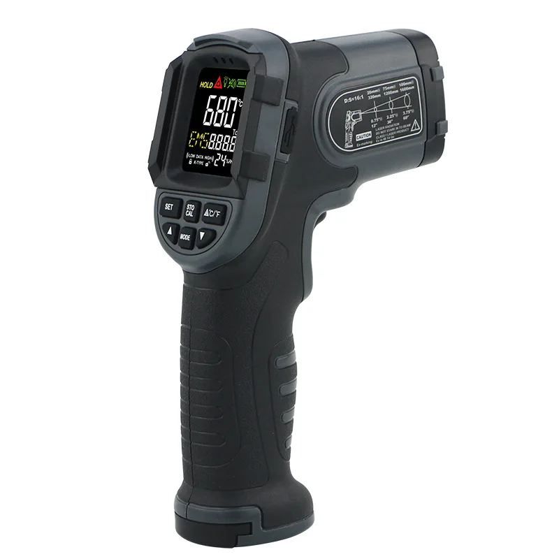 ST650 infrared thermometer handheld temperature measuring gun non-contact color screen