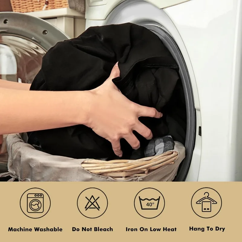 8er-Pack schwarze Tischdecken für rechteckigen Tisch, 60 x 102 Zoll Tischdecken aus Polyestergewebe, rechteckig