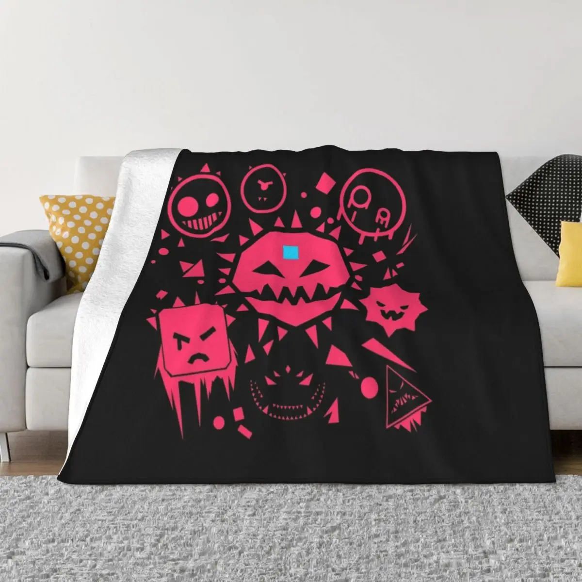 

just shapes and beats design Throw Blanket Fluffys Large warm for winter Flannels Blankets