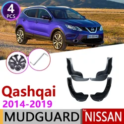 Car Mudflap for Nissan Qashqai J11 2014 2015 2016 2017 2018 2019 Fender Mud Flaps Guard Mudguard Splash Flap Accessories 2th 2