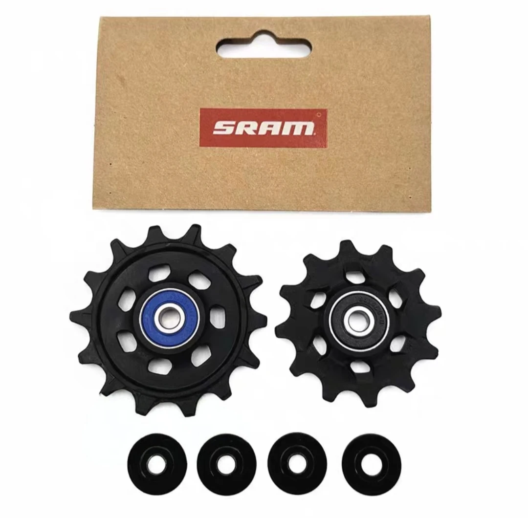 

SRAM spareparts REAR DERAILLEUR PULLEY KIT XX1/X01 EAGLE (INCLUDES 12T UPPER AND 14T LOWER PULLEY) 00.7518.103.000