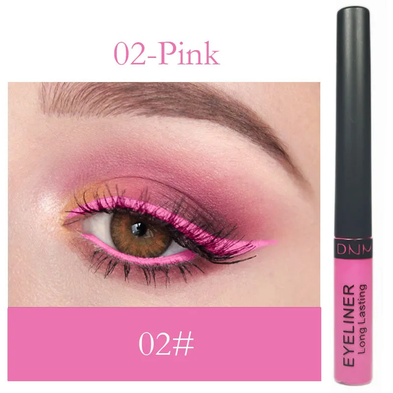 Matte flüssige Eyeliner Bleistift wasserdicht langlebige dauerhafte natürliche schwarz blau Pigment Eyeliner Party Make-up Frauen tslm1