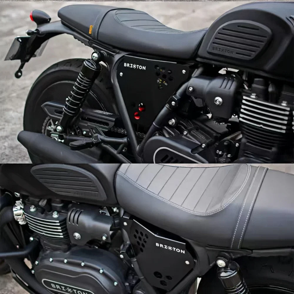 مناسبة ل بريكستون كرومويل 1200 تعديل الجانب غطاء سبائك الألومنيوم رقيقة ارتفاع المقعد السفلي غطاء جانبي البطارية بريكستون