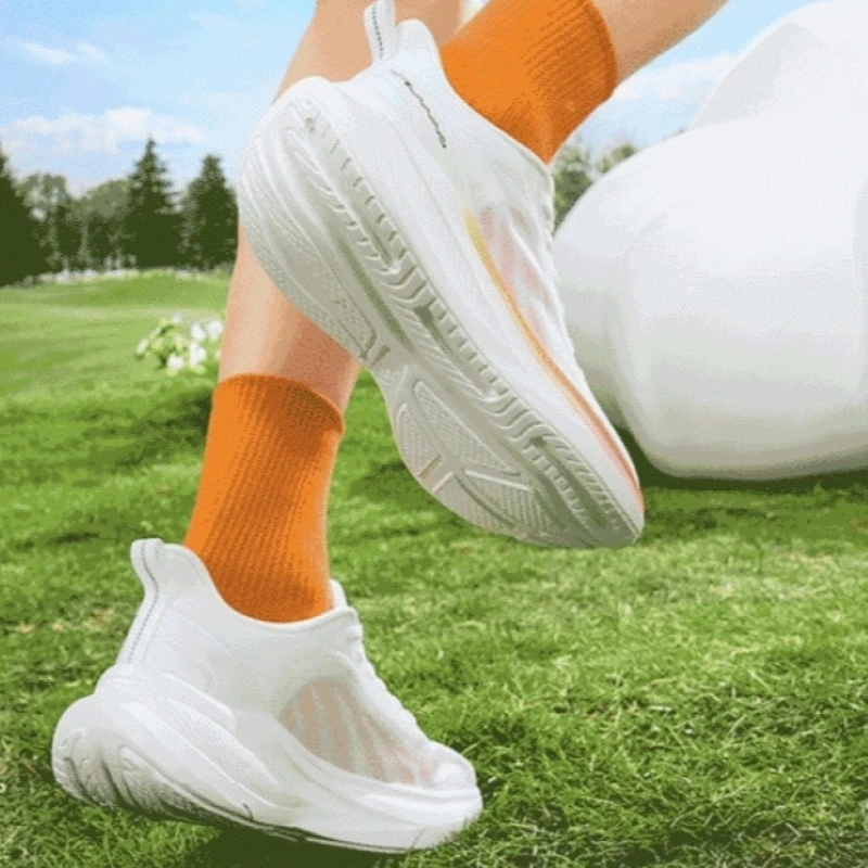 361 Degrees AirFeather 5.0 Men Running Shoes Lightweight Breathable Comfortable Wear-resistant Elastic Sole Sneakers 672612217 view 4