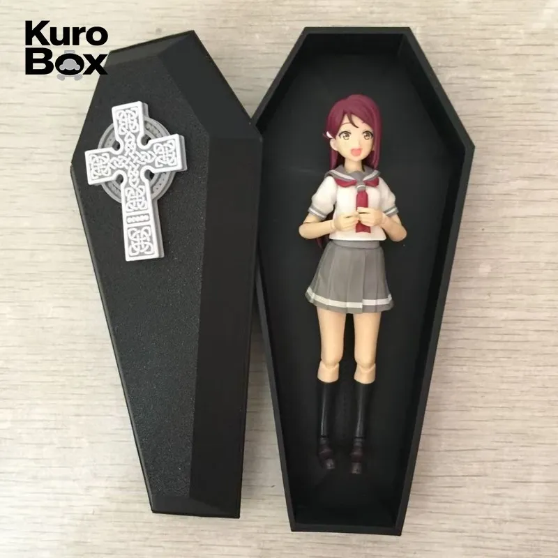 1:12 Sleeping Coffin Diorama Scene Accessories Vampire Coffin Model Figma Compatible SHF Mecha Girl 30MS 6'' Action Figure Props
