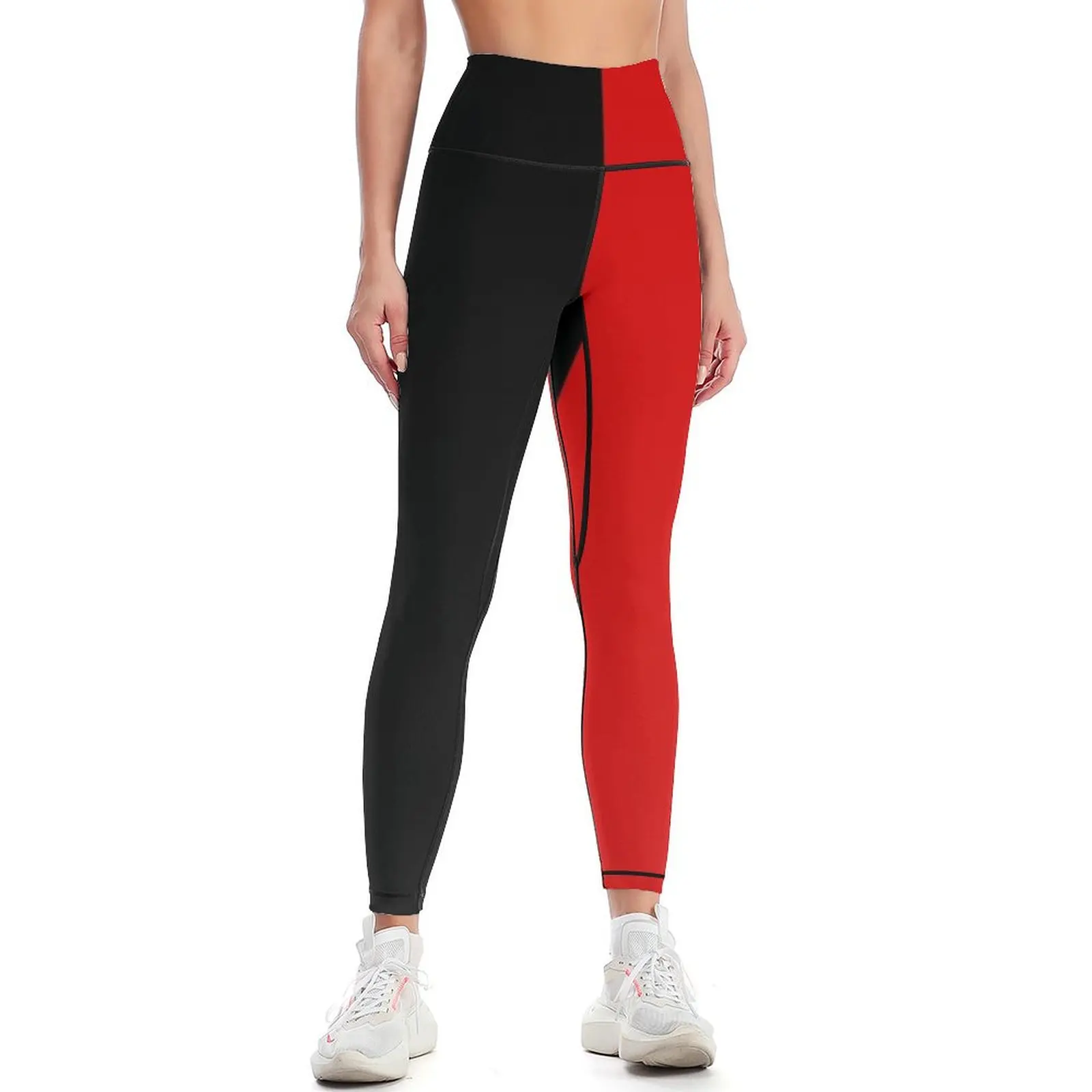 

Black and Red Cosplay Pants Leggings harem pants Jogger pants Womens Leggings