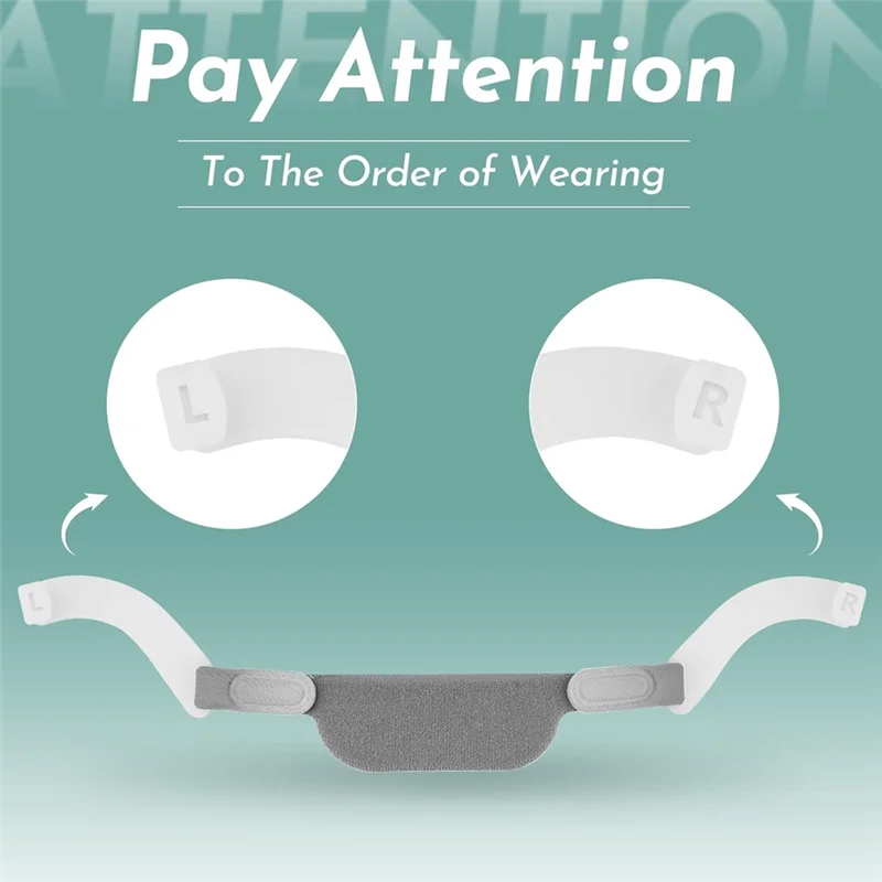 Replacement Headgear For Dreamwear Nasal& Pillow Mask- Silicone/Gel Design, Adjustable Soft Head Strap