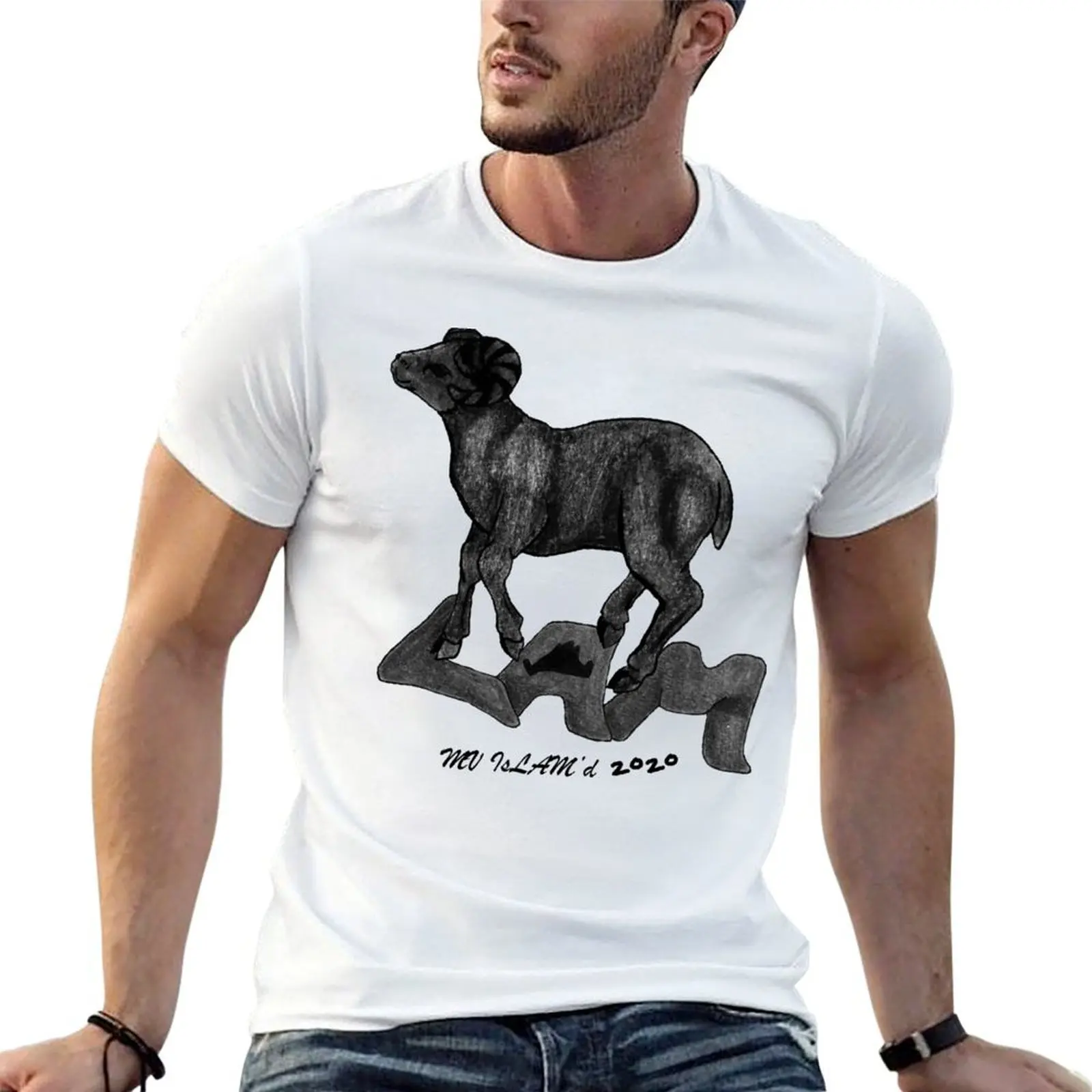 Ram on the Lam 2020 Style 1 T-Shirt sports fans topping mens designer clothes