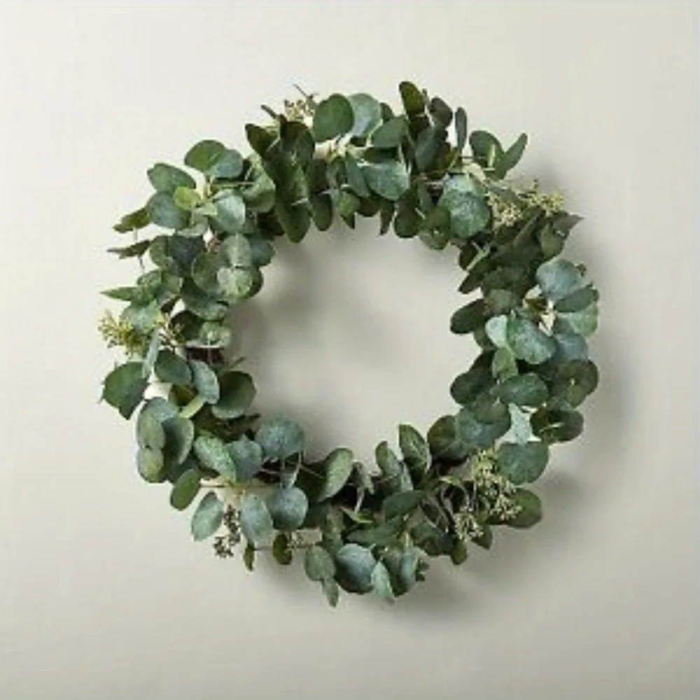 

24" Faux Seeded Eucalyptus Wreath - Hearth & Hand with Magnolia