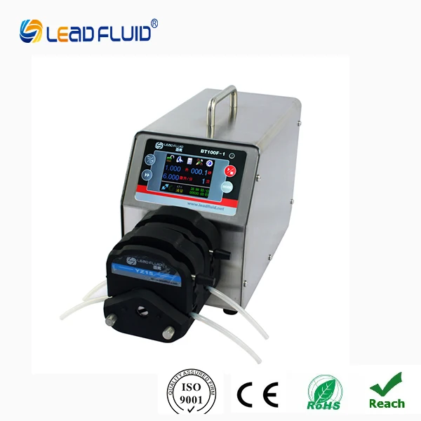 

BT100F-1 2xYZ15 Lab Industrial Chemical Medical Intelligent Dispensing Dosing Peristaltic Pump Liquid 0.006-570 ml/min