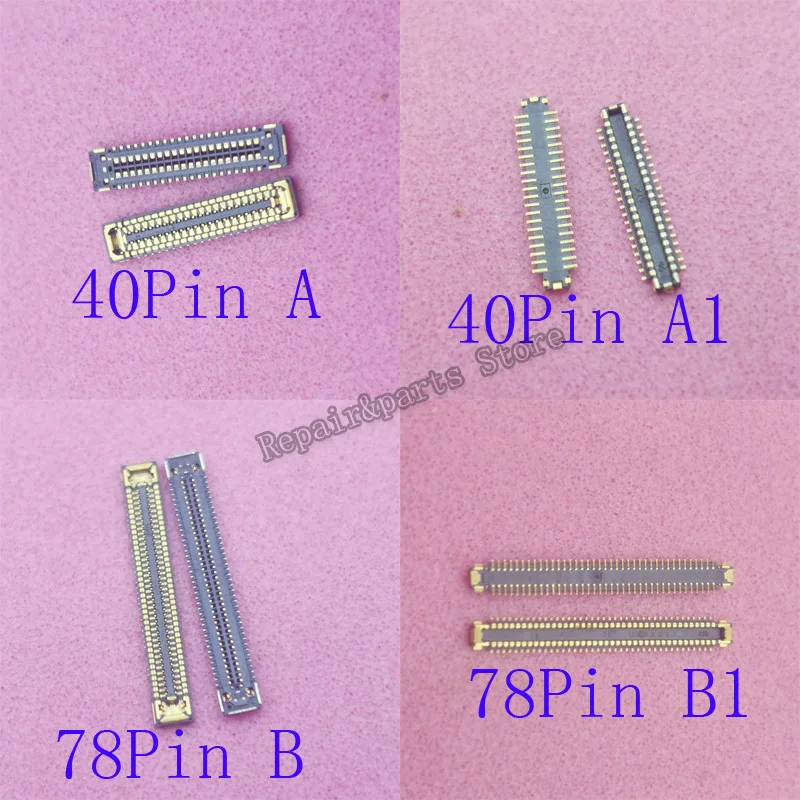 2-50Pcs Lcd Display Plug FPC Connector Usb Charging For Samsung Galaxy A376 A57 A576 A56 A566 A37 M34 M35 A36 A366 M346 40 78Pin