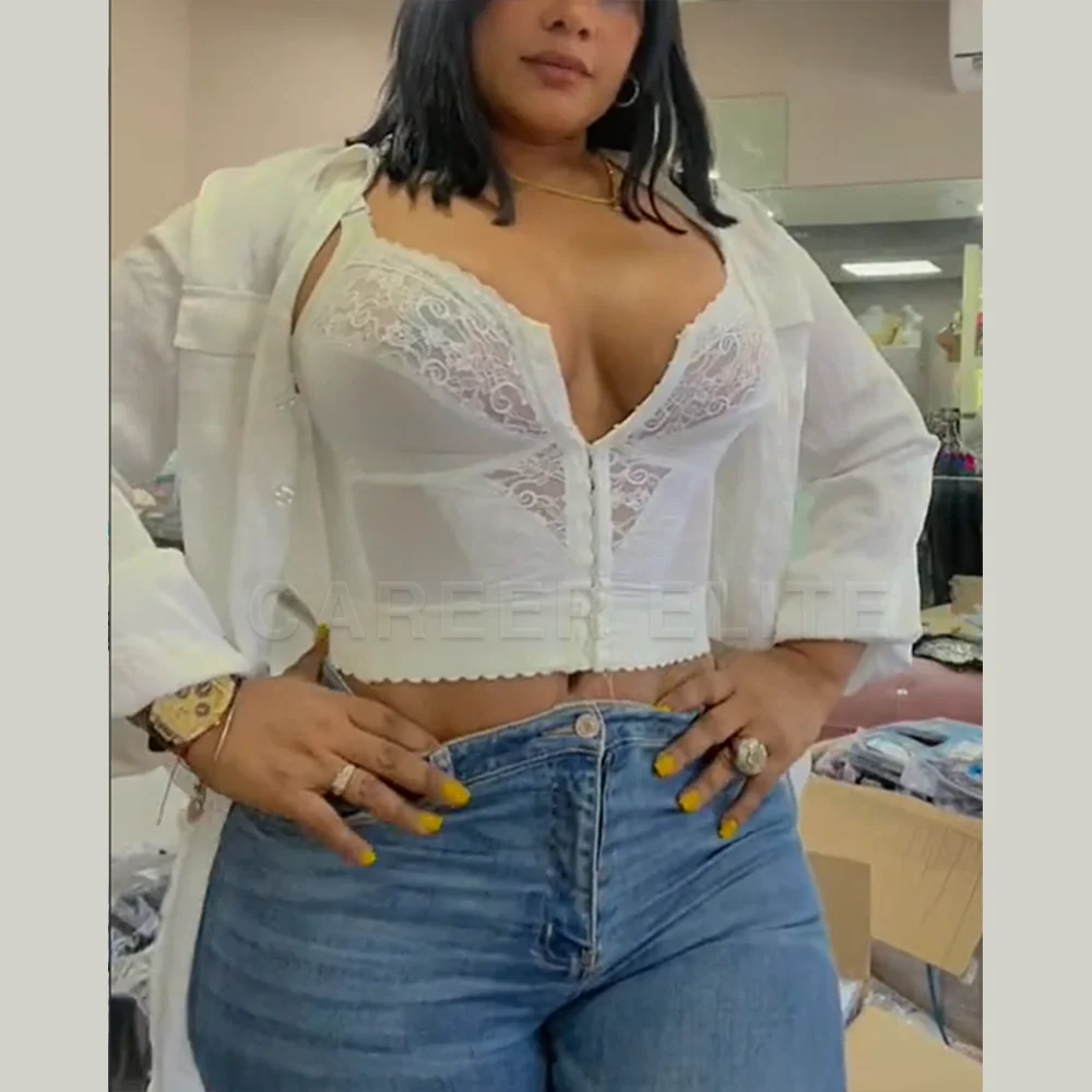 

Женский беспроводной бюстгальтер, дышащий мягкий корсет с эффектом пуш-ап, формирователь, женский корректирующий топ, большие размеры, высококачественное кружевное нижнее белье