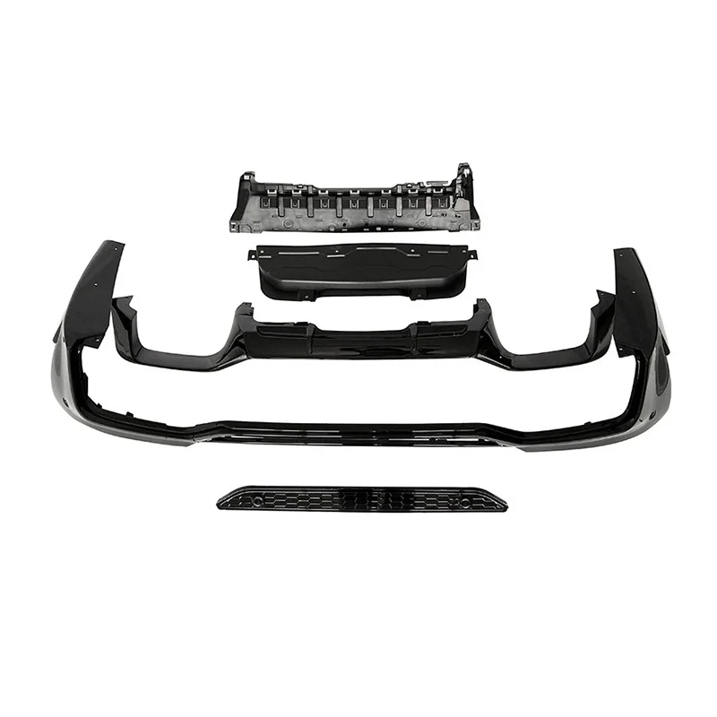 Damei High Performance All-Black M Power Style Rear Diffuser Upgrade To X4M For  G02 X4 2019-2021