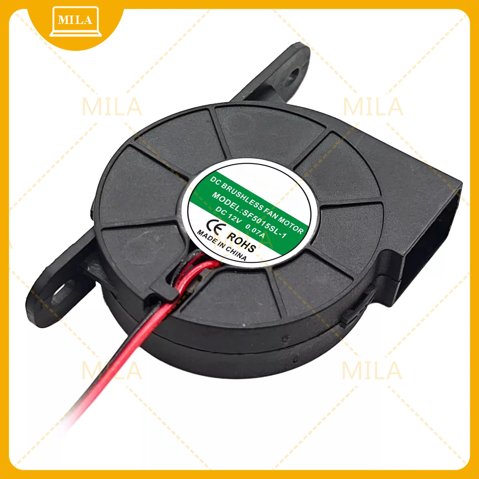 New For SANLY SF5015SL-1 5015 12V 0.07A 5CM Long feet, humidifier cooling fan