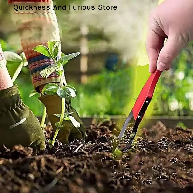 New 1Pc Hand Loop Weeder Tool Iron Manual Portable for Weeding Loosening Planting Gardening Tool