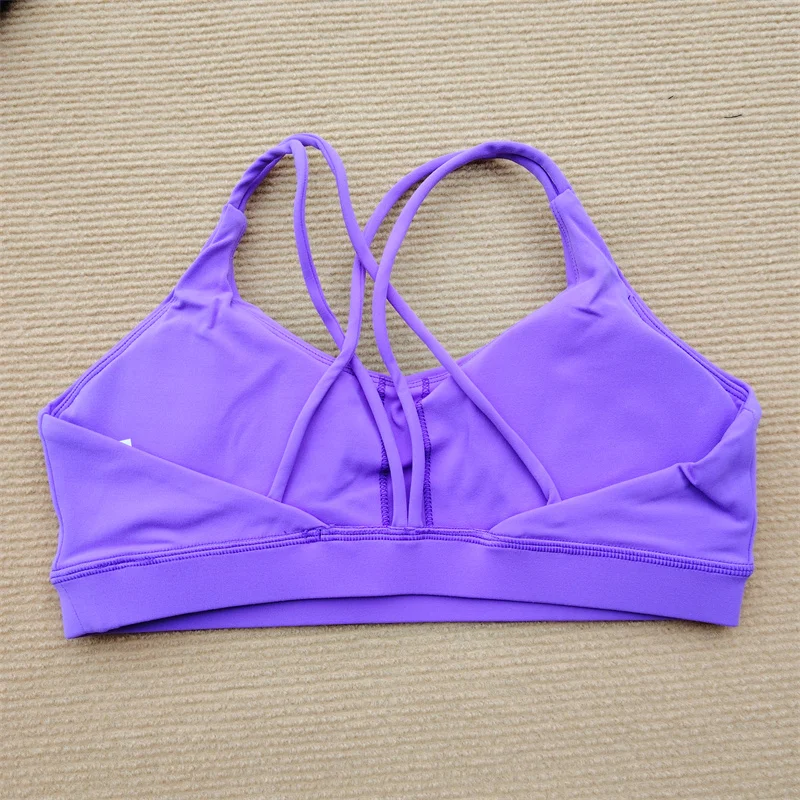 Solid Color Yoga Bra Gym Women Sports Underwear Sexy Sports Bra Beautiful Back Spice Girls Fitness Bra Top Soft And Comfortable